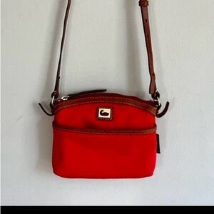Dooney & Bourke Wayfarer Red Domed Crossbody Bag